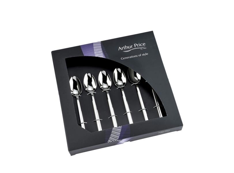Arthur Price 'Horizon' Stainless Steel Gift Boxed Set of 6 Tea Spoons