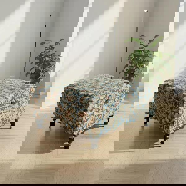 Multi-purpose storage ottoman providing extra seating and organised living space