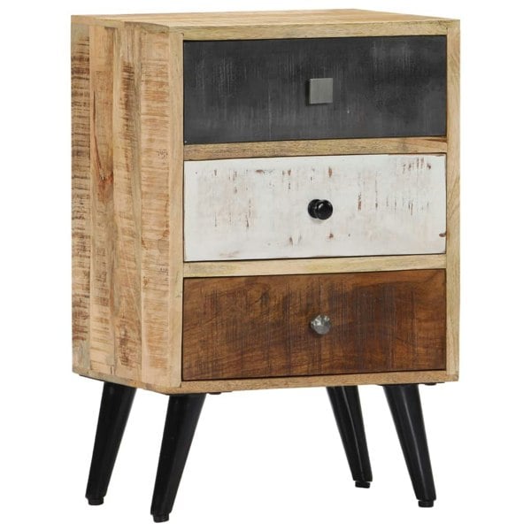 Berkfield Bedside Cabinet 40x30x60 cm Solid Mango Wood