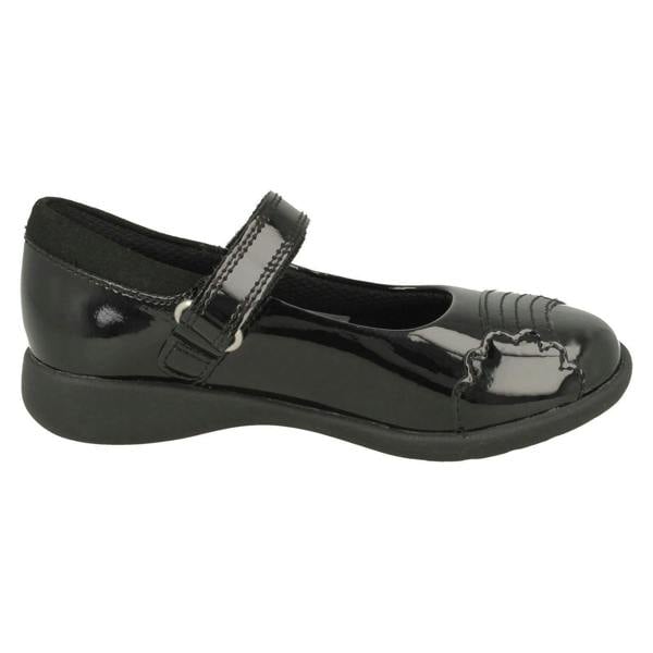 Clarks Girls Clarks Rainbow Detailed School Shoes Etch Beam
