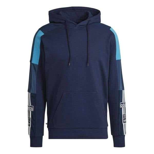 Adidas Mens Regular Raglan Hoodie - Blue - 