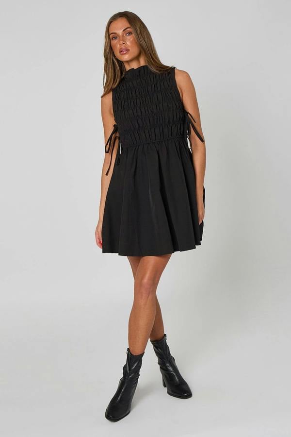 Urban Bliss Shirred Mini Dress