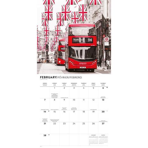 London Lux Calendar 2027, Wall Calendars, Month To View, Travel, Gift