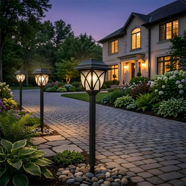 Milagro Solar Lawn Lamp 3000K Ip44 Black