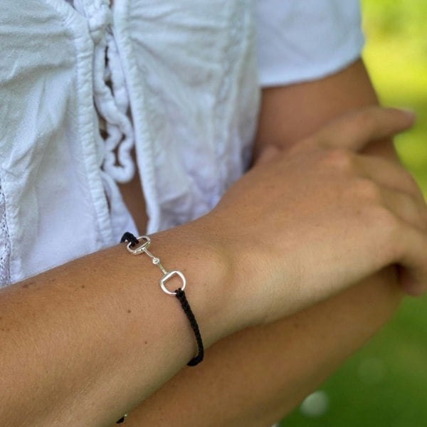 Silver Snaffle Friendship Bracelet - Reeves & Reeves