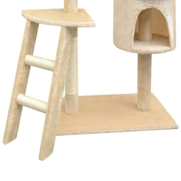 Berkfield Cat Tree with Sisal Scratching Posts 150 cm Beige