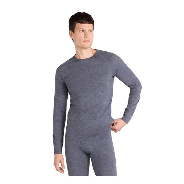 Animal Mens Merino Wool Base Layer Top - Grey - 