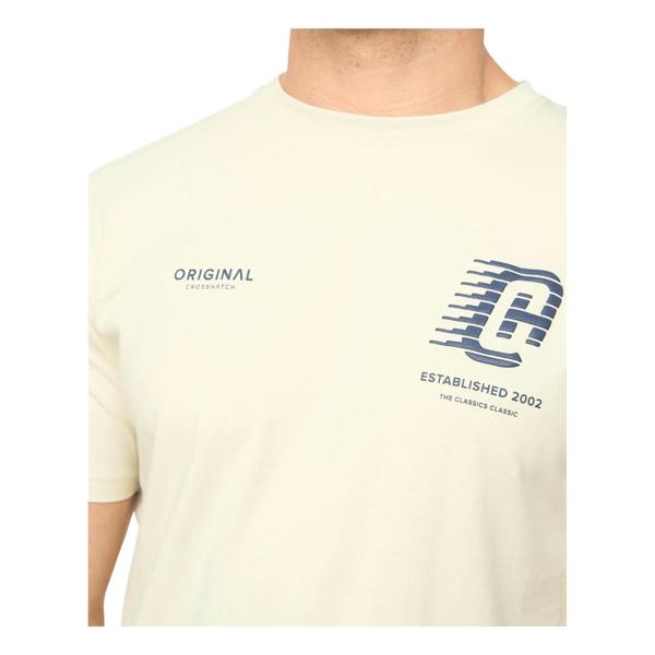 Crosshatch Mens Morville Cotton T-Shirt - Neutral - 