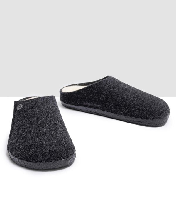 Birkenstock Zermatt Shearling FE Womens Clogs - Anthracite