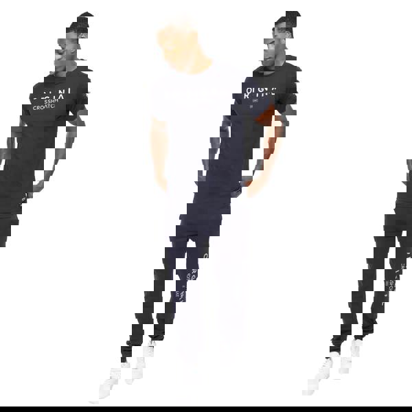 Crosshatch Mens Jamals T-Shirt - Navy - 