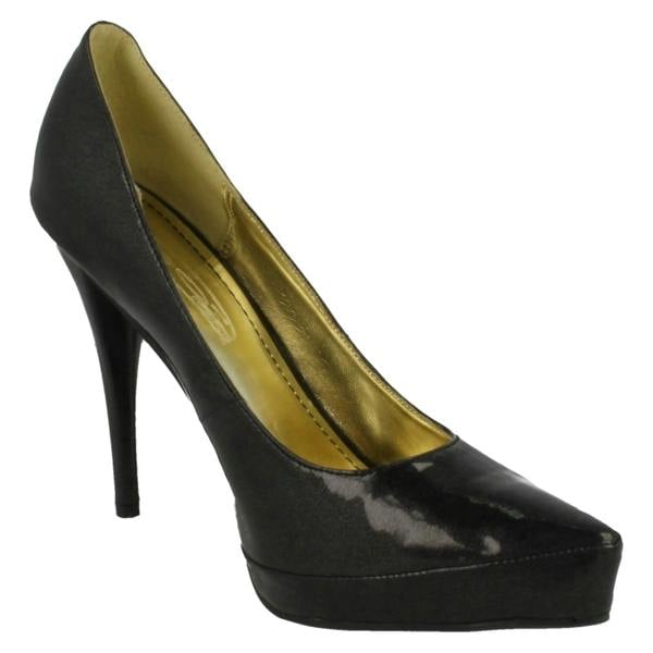 Spot On Ladies Spot On Pointed Toe Court Shoe