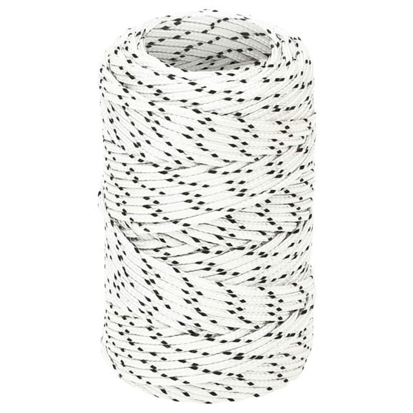 Berkfield Braided Boat Rope White 2 mmx25 m Polyester