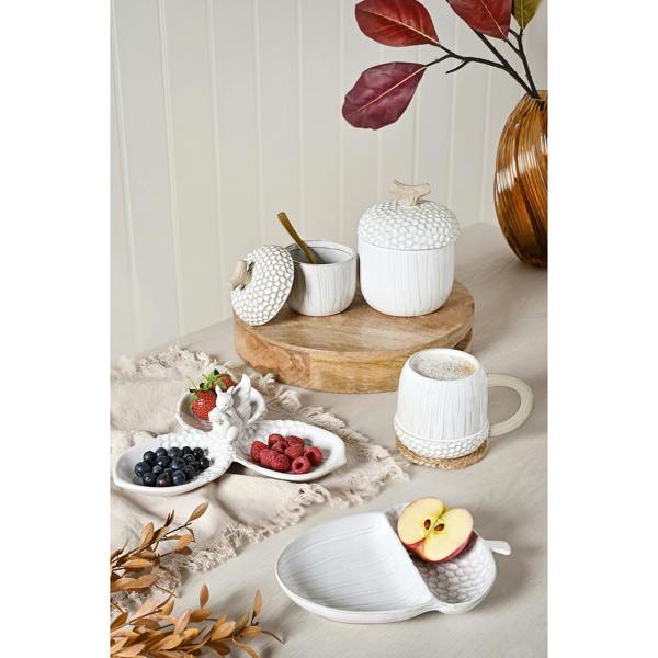 Country Living Set of 2 Acorn Mugs