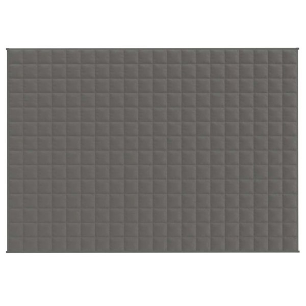 Berkfield Weighted Blanket Grey 140x200 cm Single 10 kg Fabric
