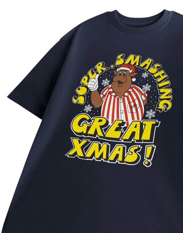 Bullseye Mens Black Great Xmas Short Sleeved T-Shirt