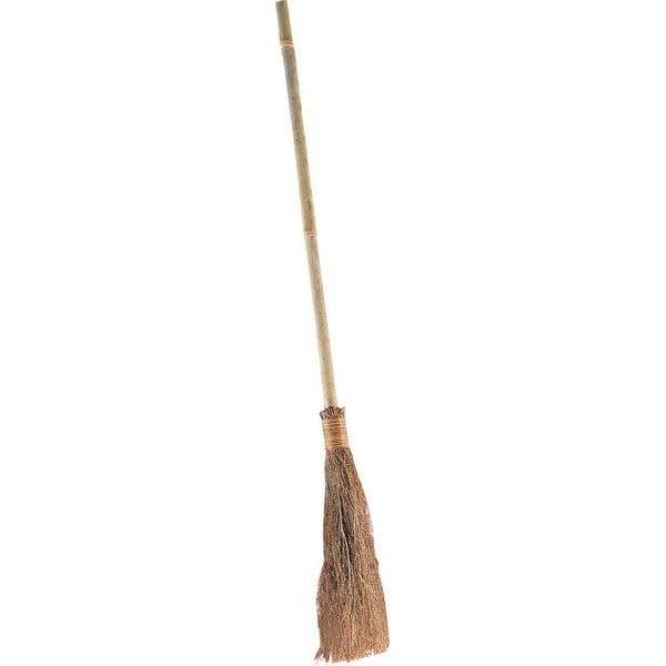 Bristol Novelty Witch Broomstick - Brown