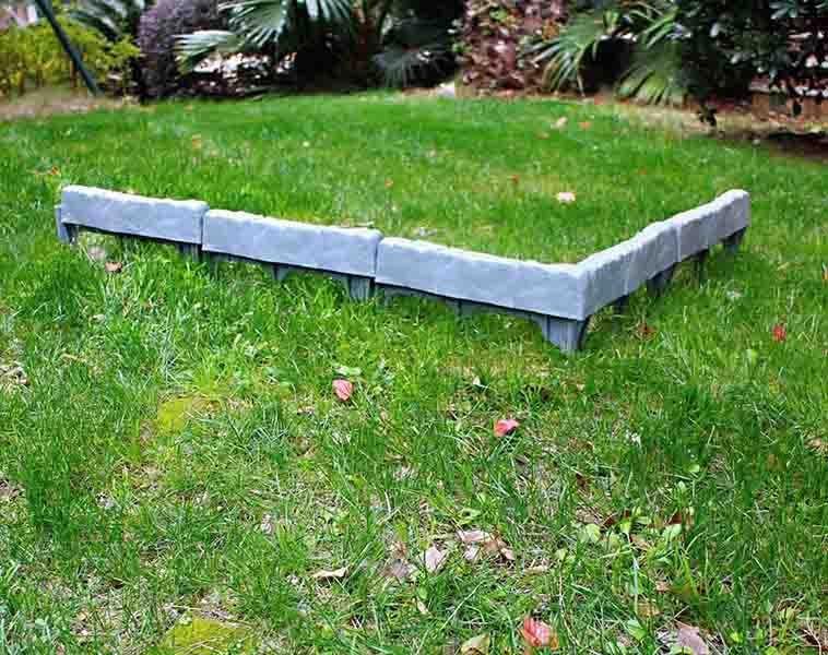 Leaper 8-Piece Stone-Effect Fence Panel Set