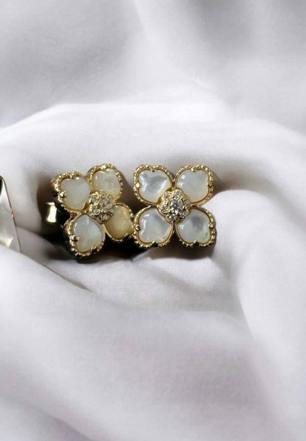Still life of the earrings.