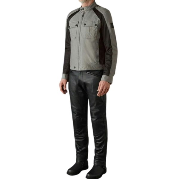 Belstaff Temple Granite Grey Motorcycle Jacket S