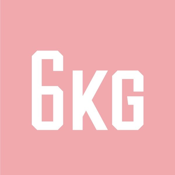 Phoenix Fitness Pink Kettlebell 6KG