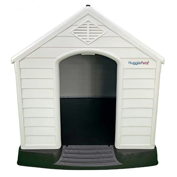 HugglePets Plastic Dog Kennel with Base (413)