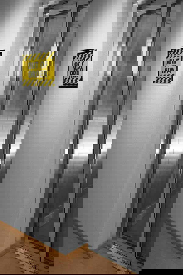 Durable DURAFRAME Wallpaper Self Adhesive Magnetic Signage Frame | A3 Black