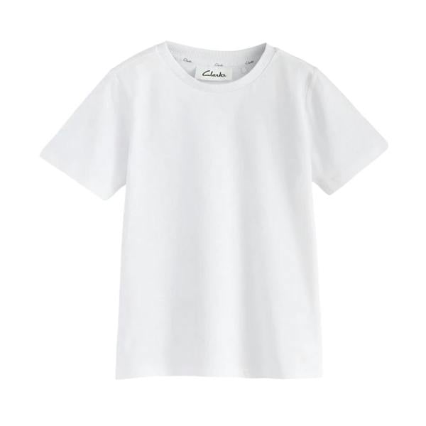 Clarks Childrens/Kids Cotton Sports T-Shirt (Pack of 5) - White - 