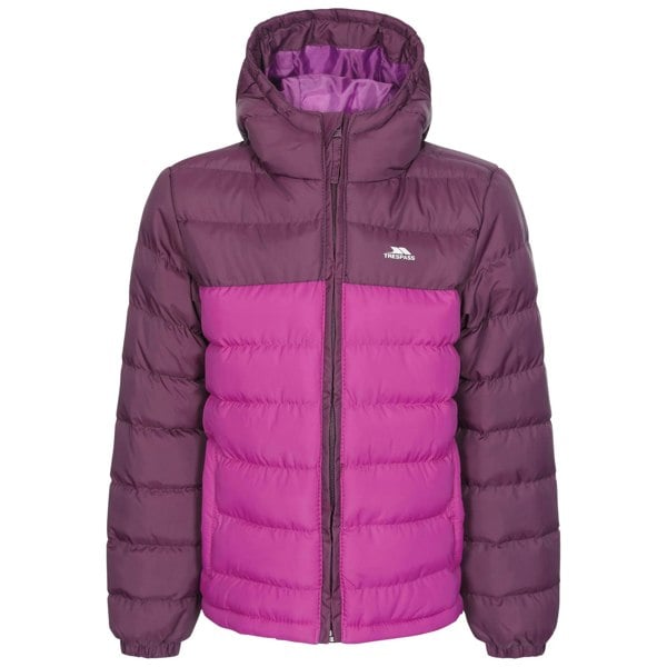 Trespass Childrens/Kids Oskar Padded Jacket - Purple Orchid