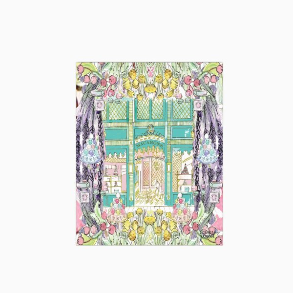 Claire Louise - Designer Laduree In Full Bloom Glass Kitchen Splashback