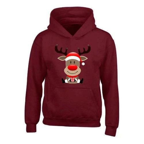 Kids XMS2 \"Sitting Reindeer\" CustomPX Hoodie