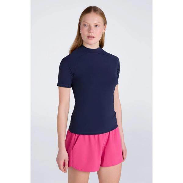 Mountain Warehouse Womens/Ladies UV Protection Rash Guard - Dark Blue - 