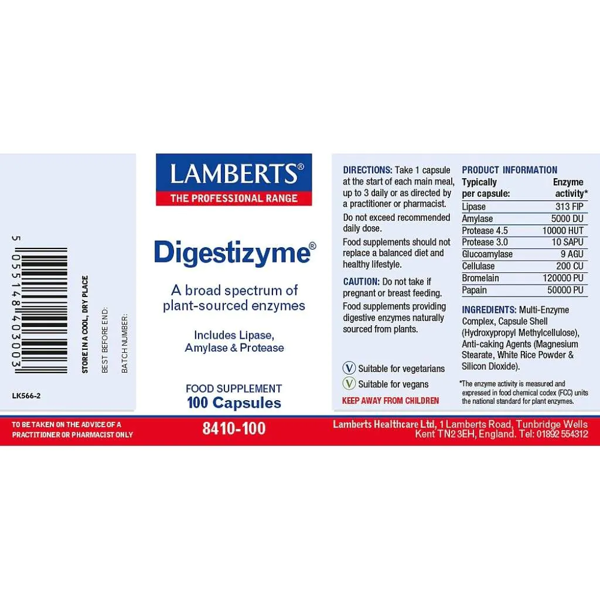 Lamberts Digestizyme 100 capsule