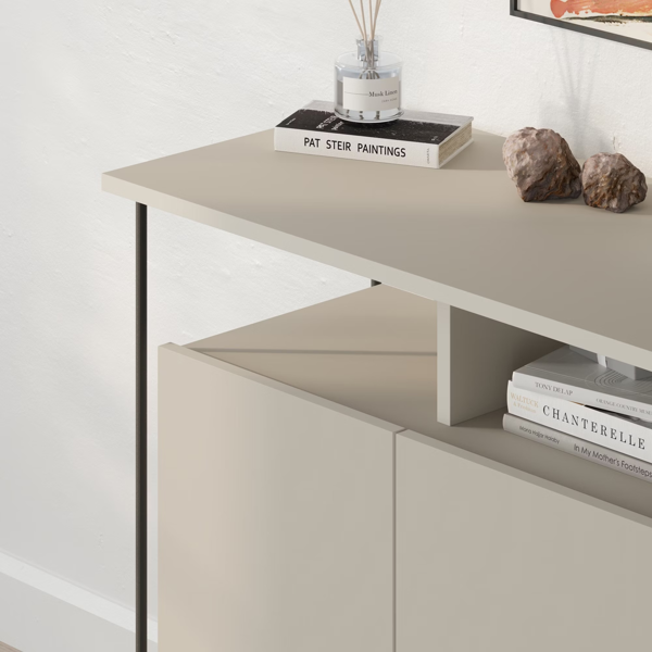 FW Style by invitation Modern 2 Door Sideboard Unit Metal Legs