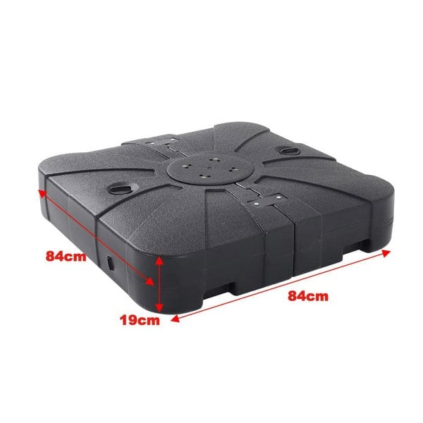 Square Base 3 x 3 m Square Cantilever Parasol Outdoor Hanging Umbrella for Garden and Patio Parasols Living and Home