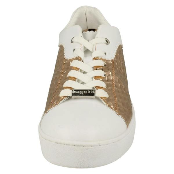 Bugatti Ladies Bugatti Reptile Detailed Lace Up Trainers 421-29102-5059-2034