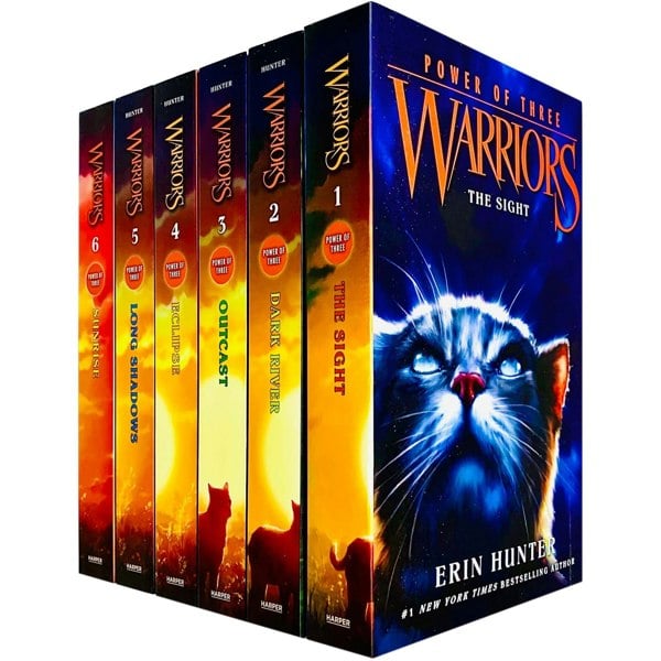 HarperCollins Warriors Series 3 Power of Three - 6 Collection Set By Erin Hunter