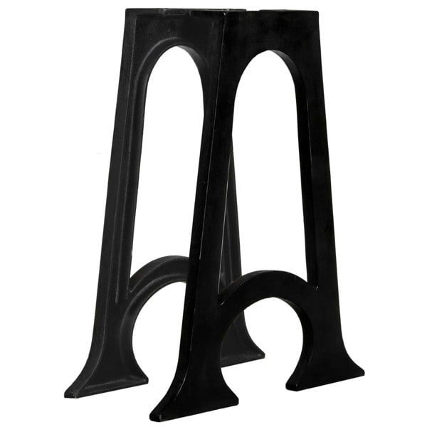 Berkfield Dining Table Legs 2 pcs with Arched Base A-Frame Cast Iron