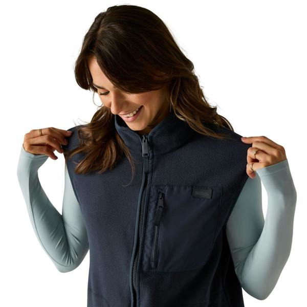 Regatta Womens/Ladies Frankie Microfleece Body Warmer - Navy - 