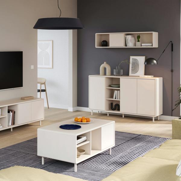 Furniture To Go Playly Wall Shelf 141.1cm in Sand