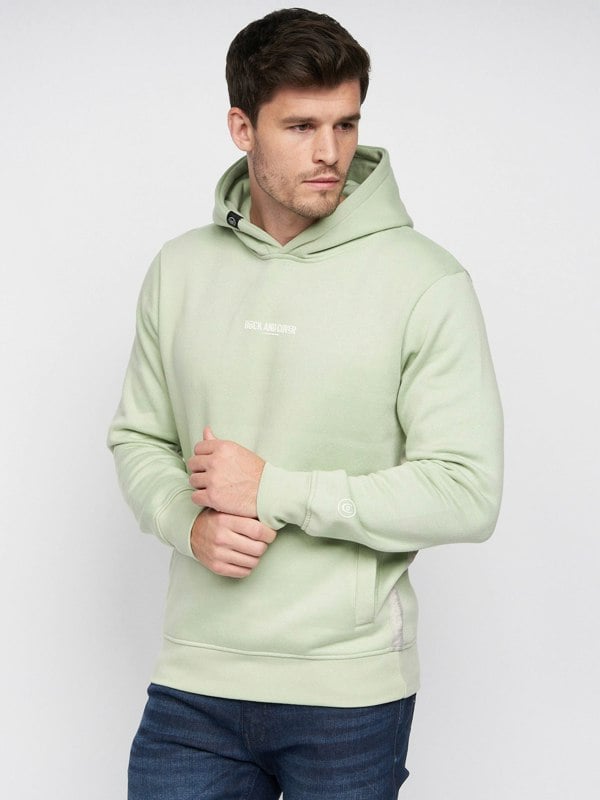 Duck and Cover Gathport Hoodie - Sage