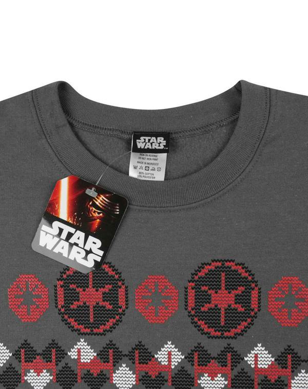 Star Wars Mens Grey Darth Vader Christmas Jumper
