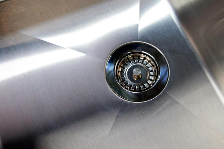 Top-Fix | Basket Strainer Kitchen Sink Waste with Overflow | Polished Steel Finish