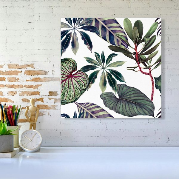 Warren Reed Watercolor Tropical Leaf Canvas