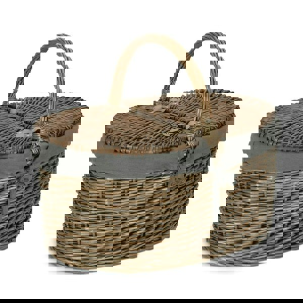 Wicker Picnic Baket with Lining