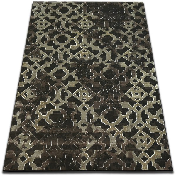 RugsX Vogue Rectangular Rug - Geometric Distressed Moorish Motif