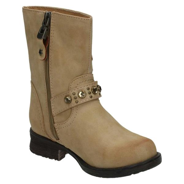 Spot On Girls Spot On Biker Style Studded Boots