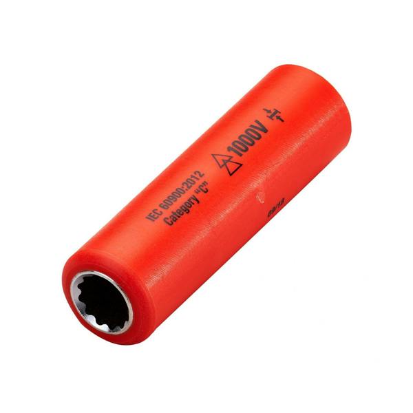Itl Insulated Insulated Deep Socket, 1/2in Drive - Multi Colour - 