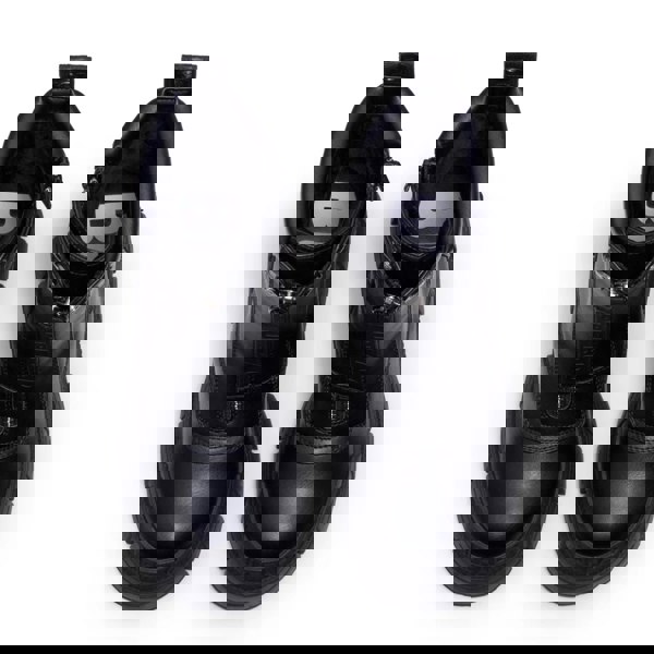 Buffalo GOSPHER ZIP BOOT - Women’s Black Front-Zip Ankle Boots