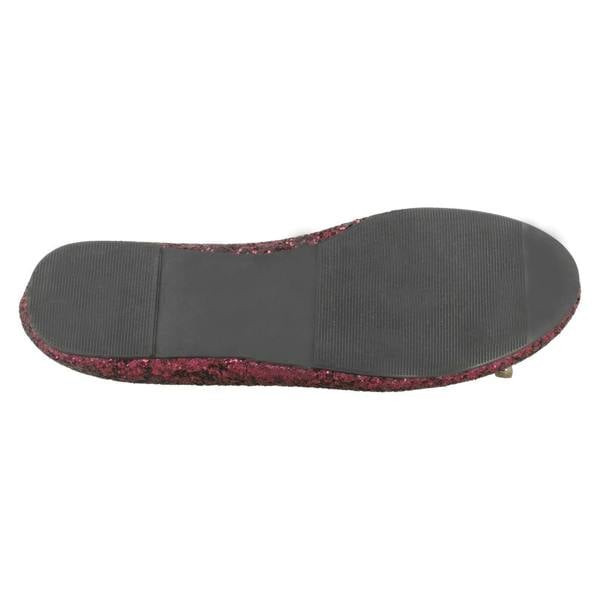 Spot On Ladies Spot On Glitter Ballerinas