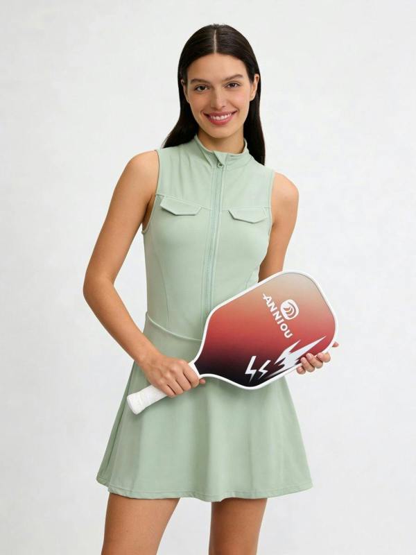 Anniou UPF 50+ Sleeveless Utility Pickleball Dress